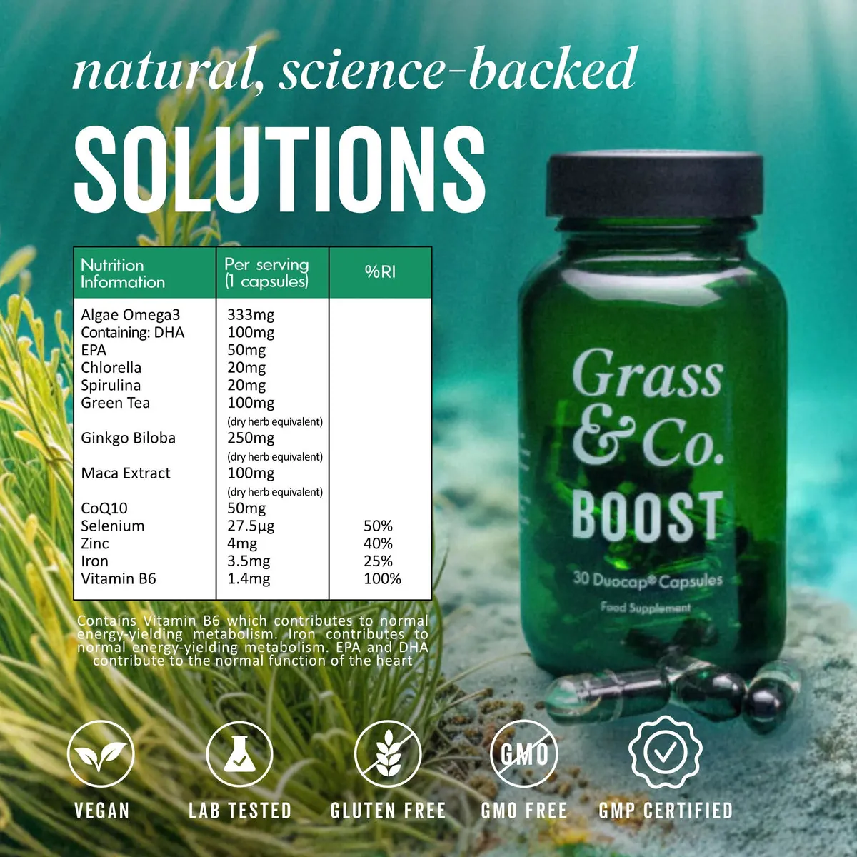 BOOST | Vegan Omega-3 Capsules for Male Health, image 10