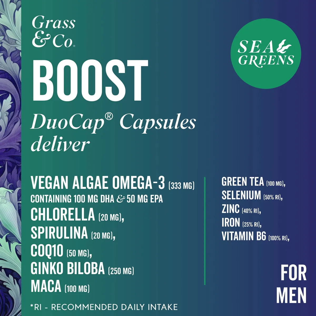 BOOST | Vegan Omega-3 Capsules for Male Health, image 5