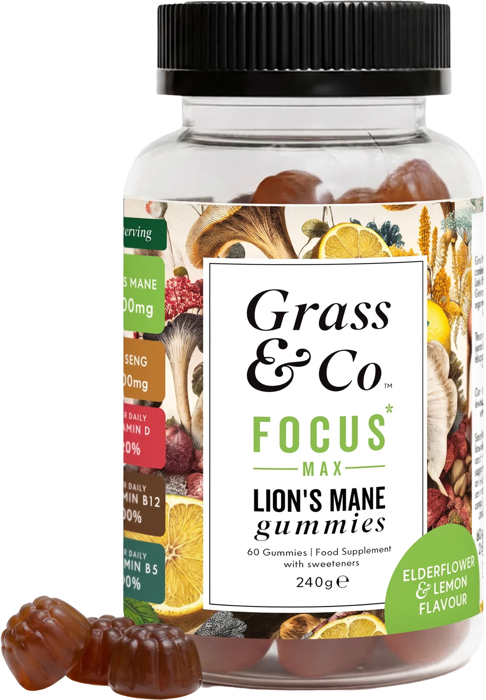 FOCUS MAX | Lion's Mane Mushroom Gummies