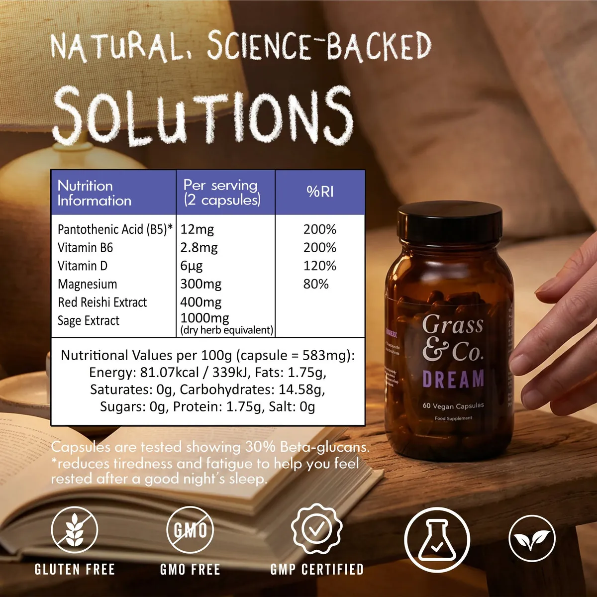 DREAM | Reishi Mushroom Capsules, image 6