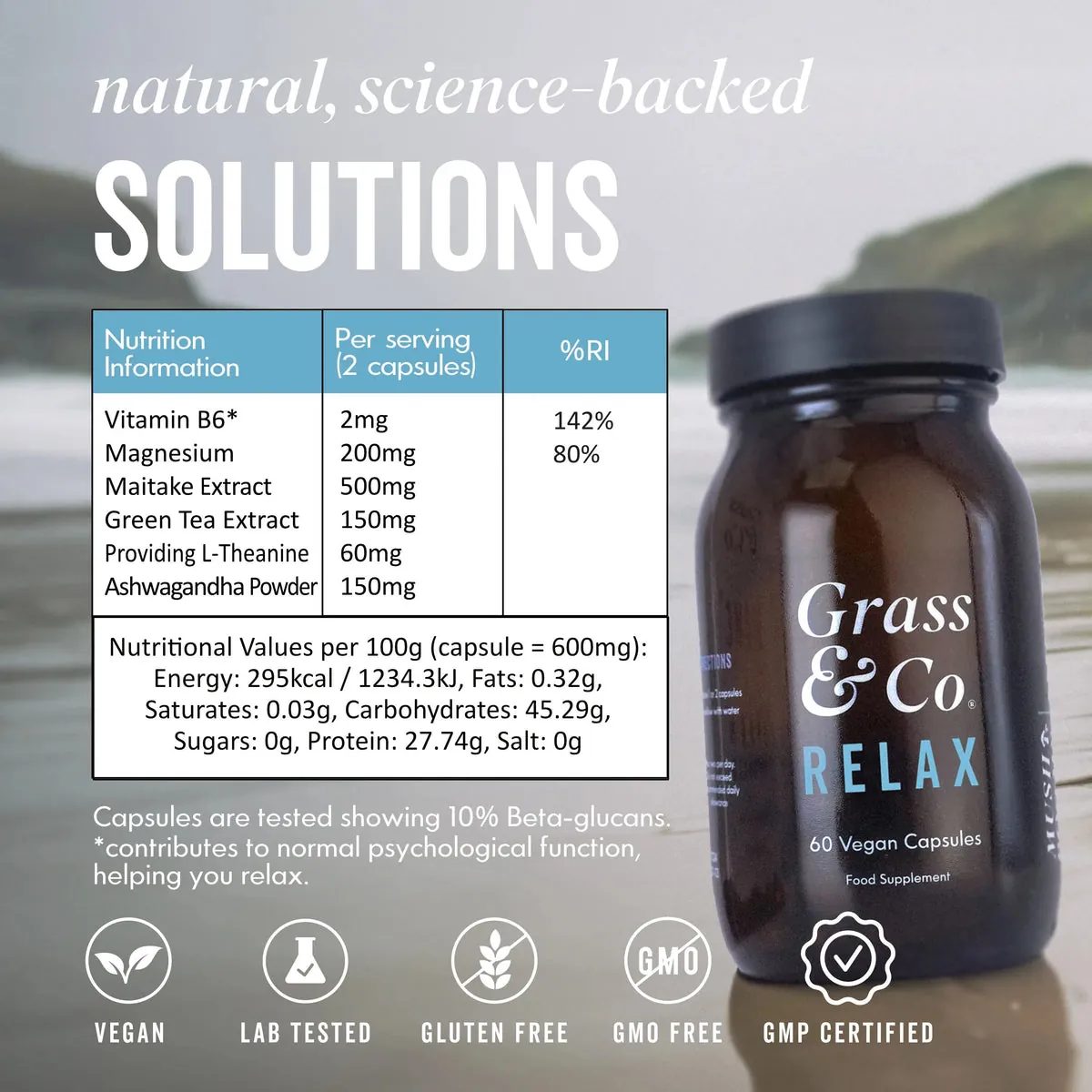 RELAX | Maitake Mushroom Capsules, image 9